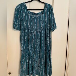 XL Teal Midi Dress